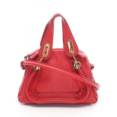 Authenticity GuaranteeChloe Paraty Small 2Way Shoulder Handbag leather Red Used Women | eBay AU