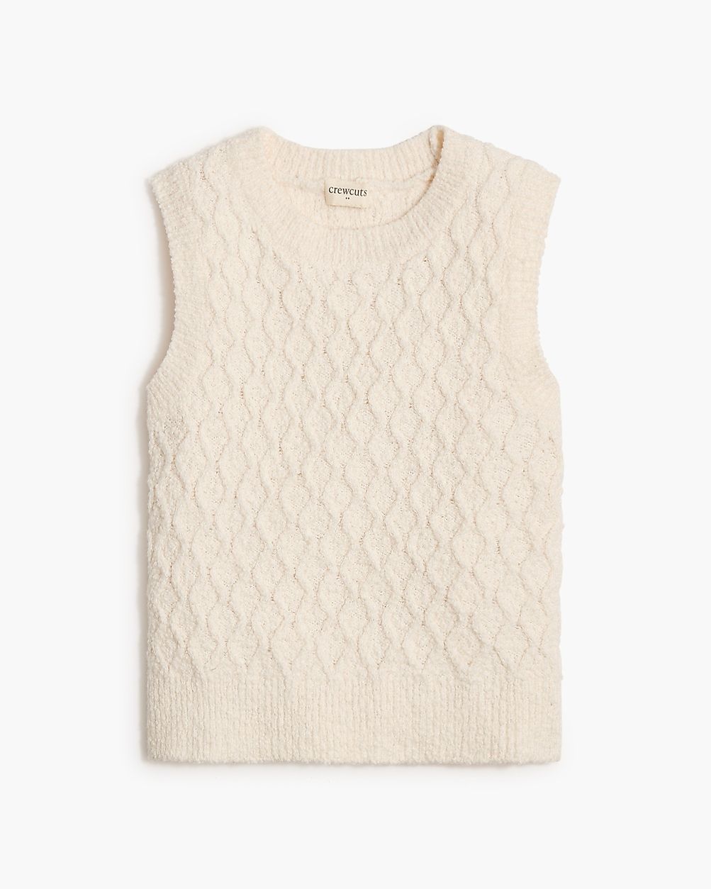 Girls' cable-knit sweater-vest | J.Crew Factory