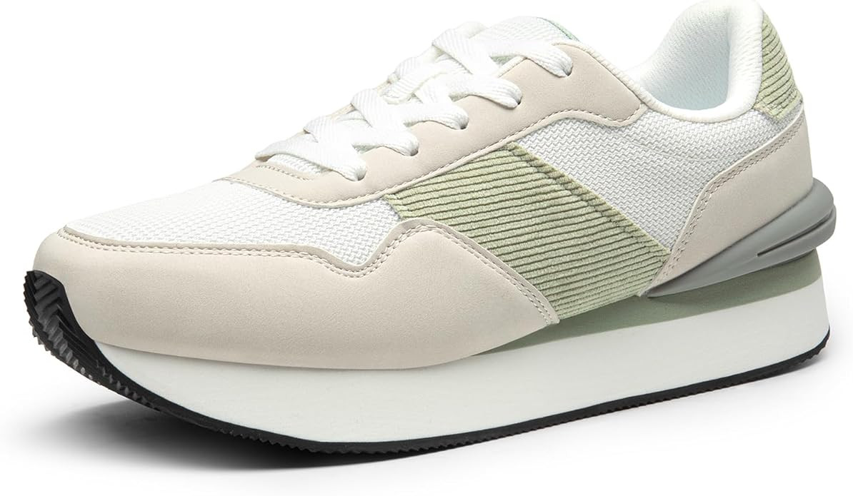 DREAM PAIRS Women Sneakers Tennis Walking Platform Chunky Comfortable Lightweight Lace Up Casual ... | Amazon (US)