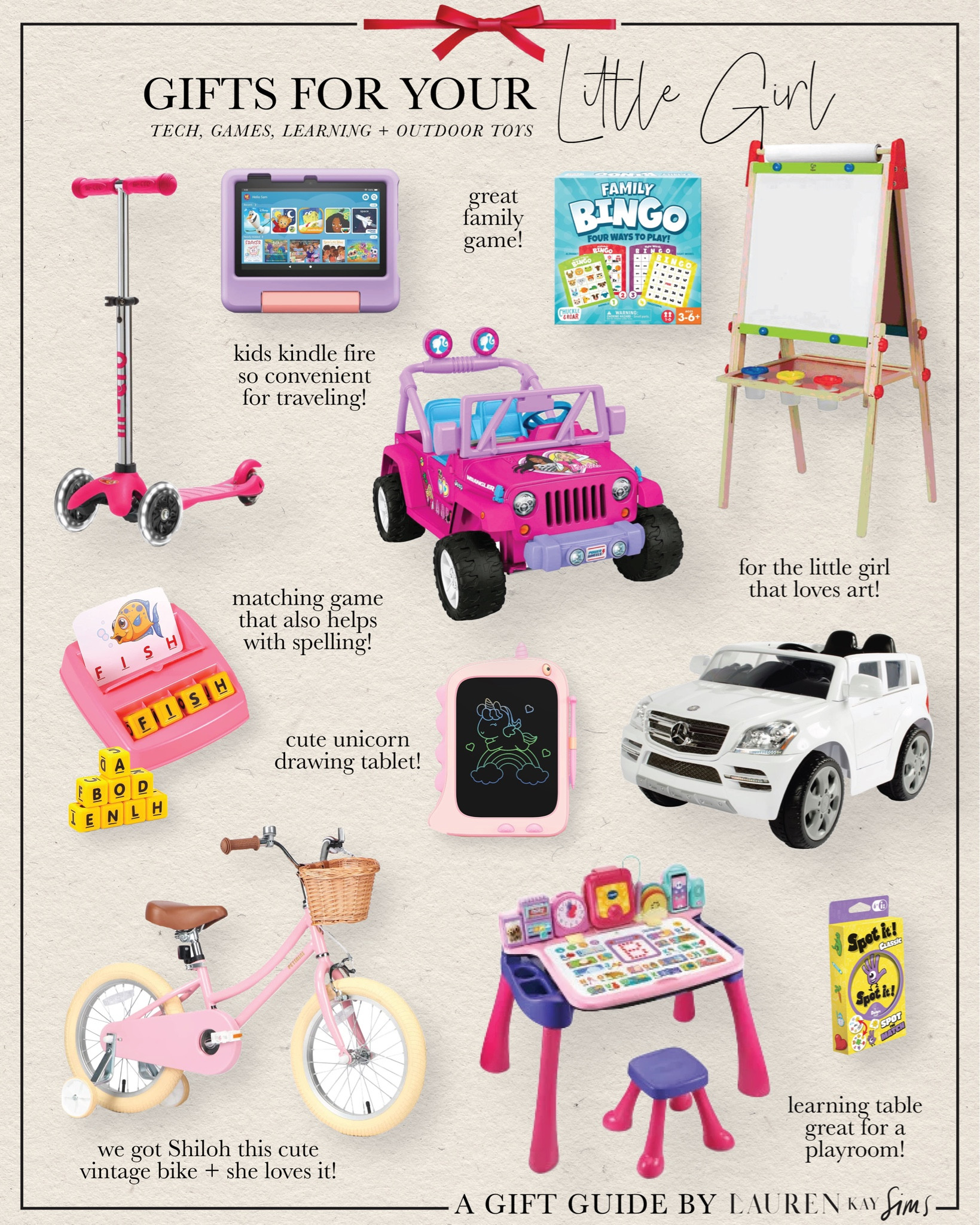 gift ideas for your little girl 💕 #littlegirlgifts #giftguide 

#LTKGiftGuide #LTKkids