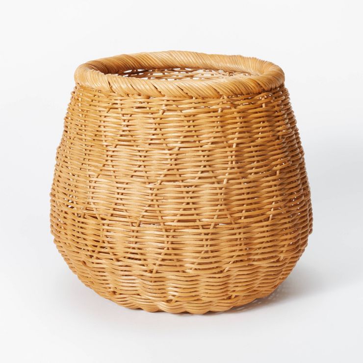 Small Light Woven Round Basket - Threshold&#8482; designed with Studio McGee | Target
