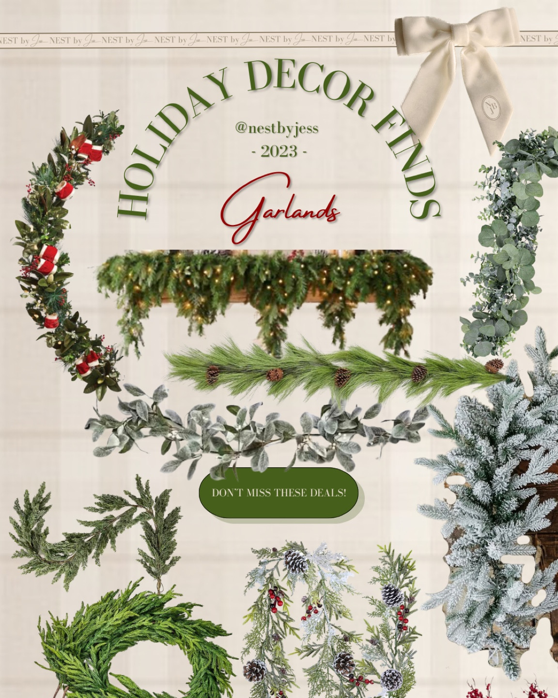 All of the most beautiful holiday garlands to help decorate your home for the winter season! 

These sell out FAST, so make sure to get ‘em while they last! 

#LTKHoliday #LTKSeasonal #LTKhome