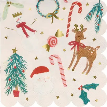 Meri Meri Festive Motif Paper Napkins | Nordstrom | Nordstrom