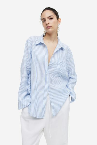 Linen shirt | H&M (UK, MY, IN, SG, PH, TW, HK)
