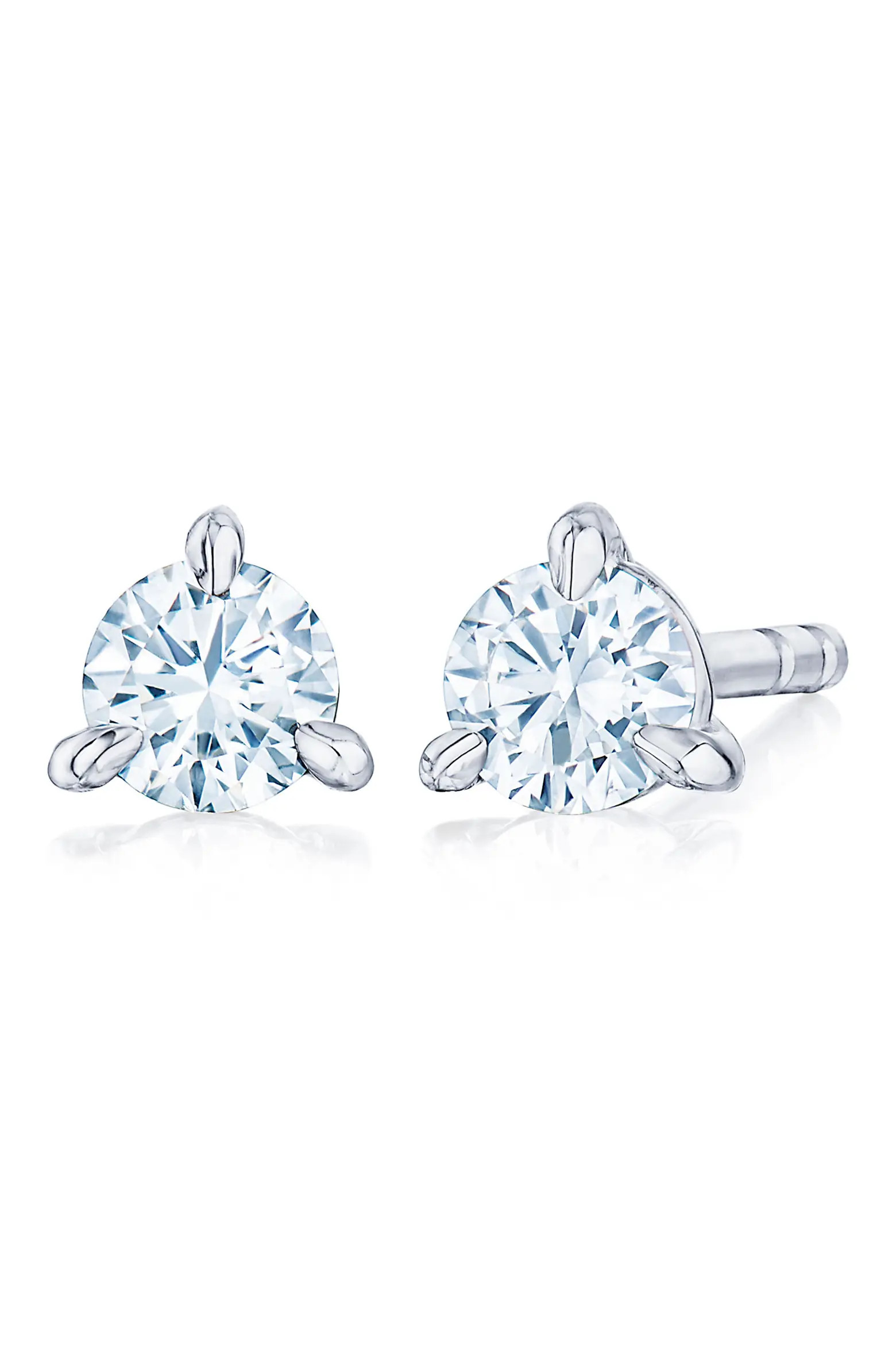 Round Brilliant Cut Diamond & Platinum Stud Earrings - 0.25ct. (Women) | Nordstrom | Nordstrom