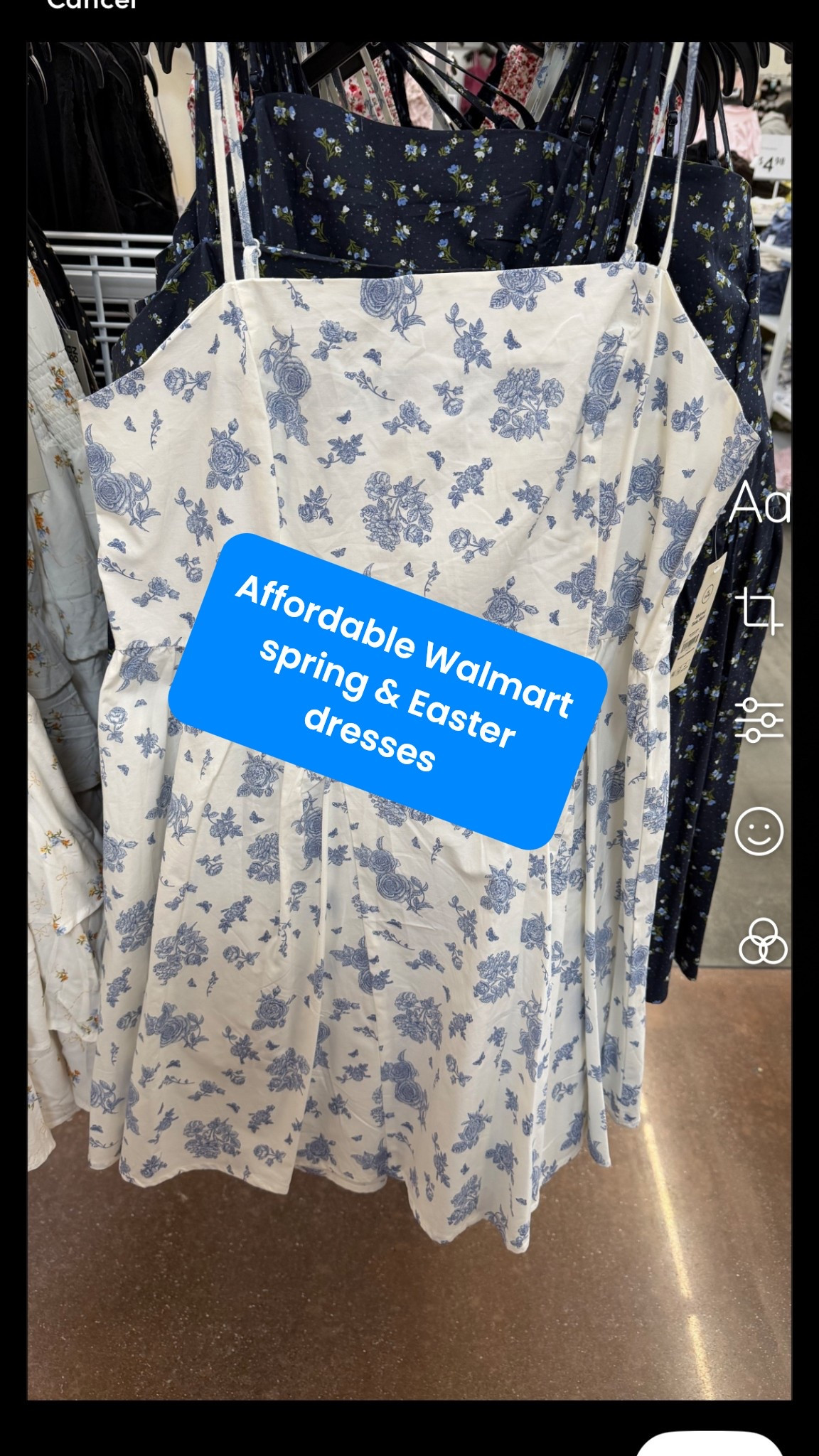 Spring & Easter dresses from Walmart are so cute this year 🌼This blue floral one instantly made me think of Easter brunch or spring events. Affordable and easy to dress up with sandals or wedges!

#LTKMidsize #LTKSeasonal #LTKootd