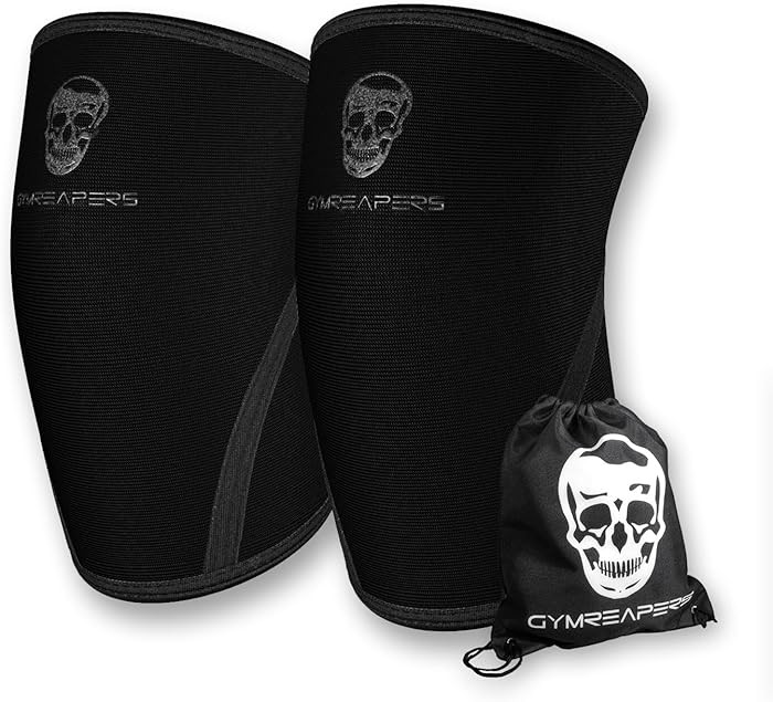 Gymreapers Knee Sleeves (1 Pair) With Gym Bag - IPF Approved - Knee Compression Sleeve Support fo... | Amazon (US)