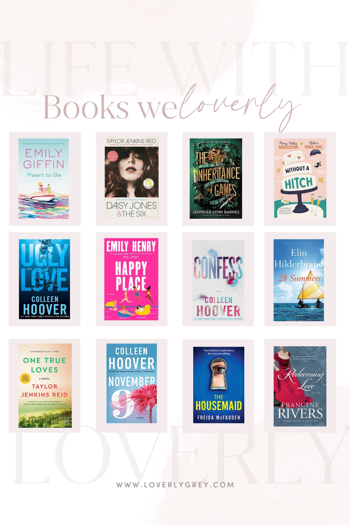 Current books the LG team is loving! 

Loverly Grey, Life with Loverly, booms , Amazon, summer reading

#LTKunder50 #LTKtravel