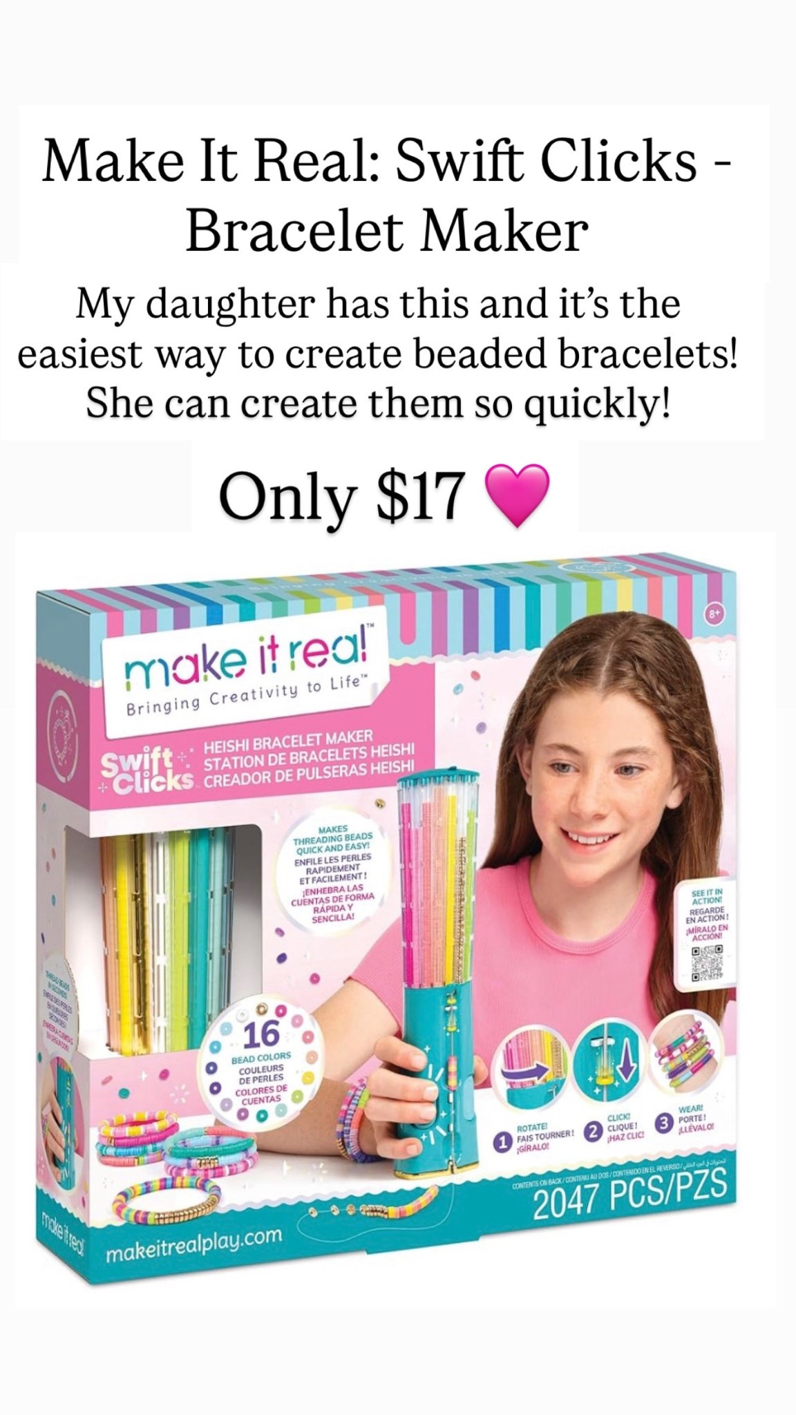 My Victoria LOVES this bracelet kit maker so much!!!!! 

#LTKKids