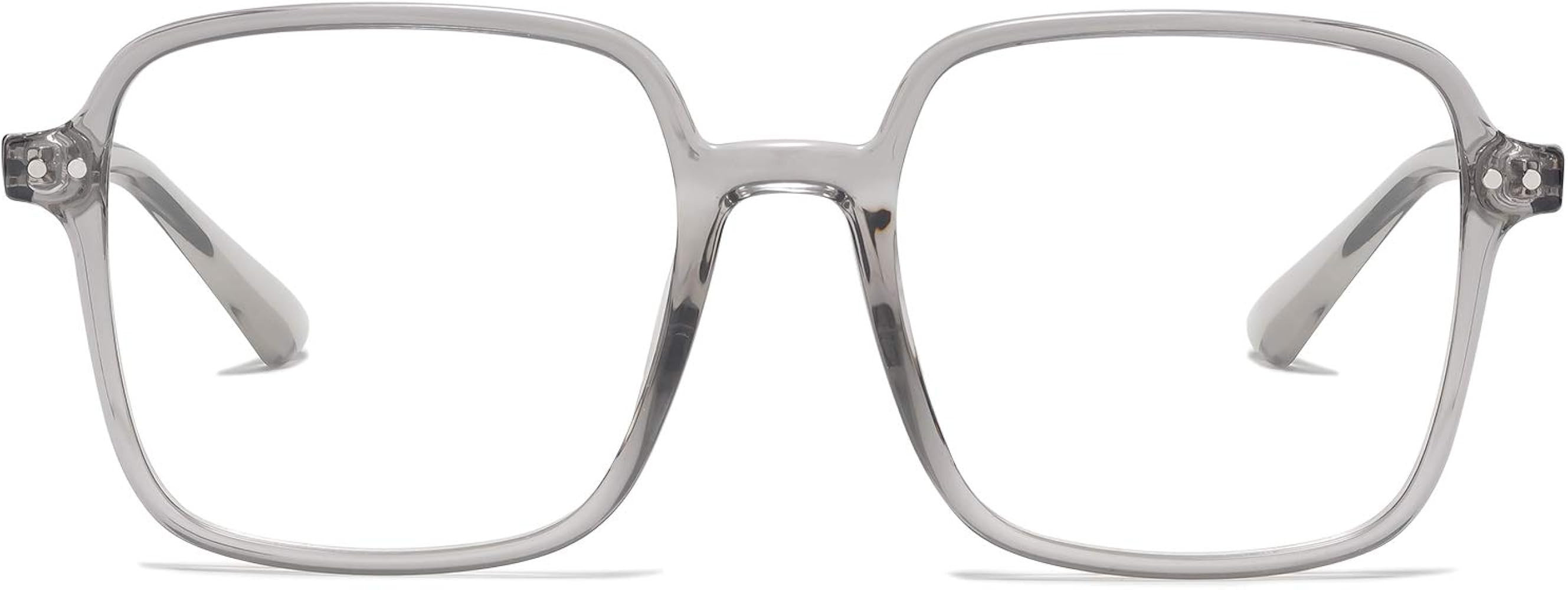 SOJOS Square Blue Light Blocking Glasses Oversized for Women TR90 Frame Filter SJ5081 | Amazon (US)