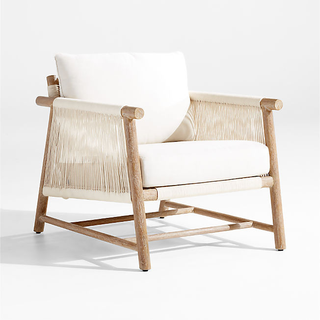 Fen Outdoor Lounge Chair + Reviews | Crate & Barrel | Crate & Barrel