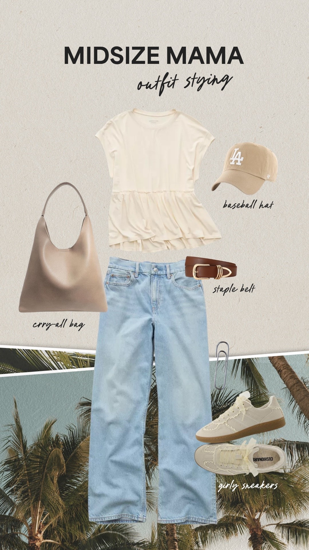 Midsize Mama Outfit Styling from American Eagle!! 
-
-
-
Women’s fashion, spring fashion, spring style, spring outfits, vacation fashion, vacation style, vacation outfits, outfit inspo, midsize fashion, midsize style, casual outfit

#LTKSeasonal #LTKMidsize #LTKootd