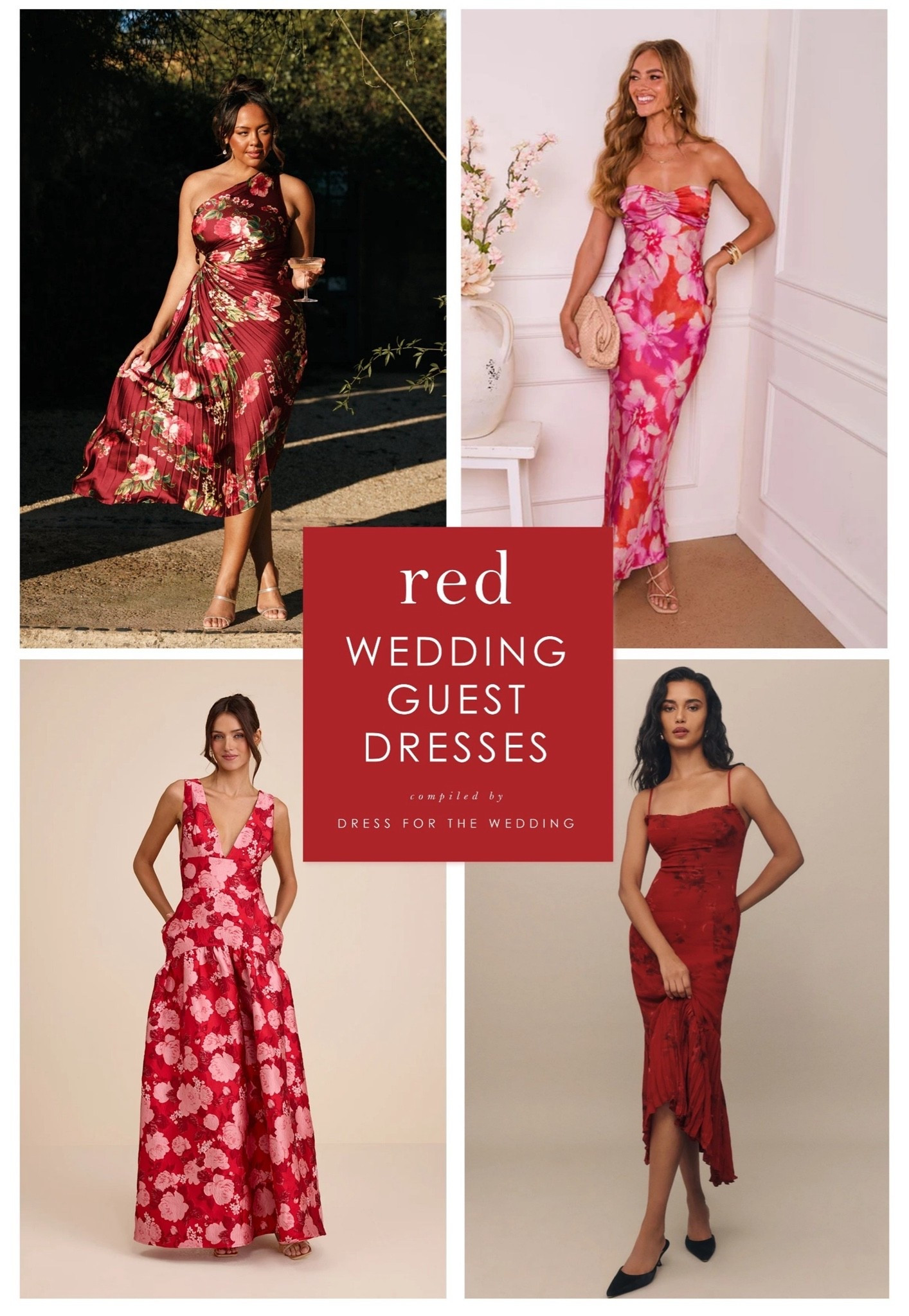 Can you wear red to a wedding? We say yes! Especially if it’s one of these festive red dresses for wedding guests. Summer wedding guest dress ♥️
Burgundy dresses and red dresses for weddings in midi, maxi, and formal dress styles. 🌷 30 ideas for red dresses featuring brands like @Lulus @Petal & Pup @VICI  and @Reformation

#LTKgrwm #LTKootd #LTKWedding

#LTKootd #LTKgrwm #LTKWedding