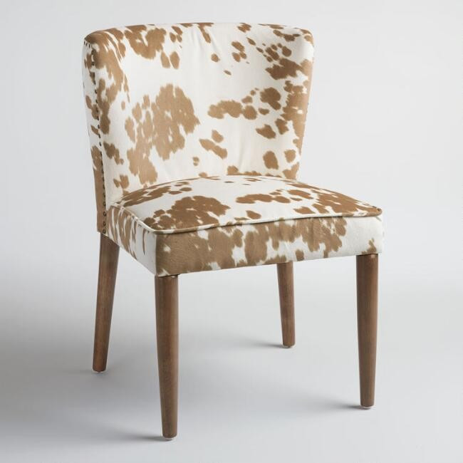 Tan Udder Madness Chloe Chairs Set of 2 | World Market