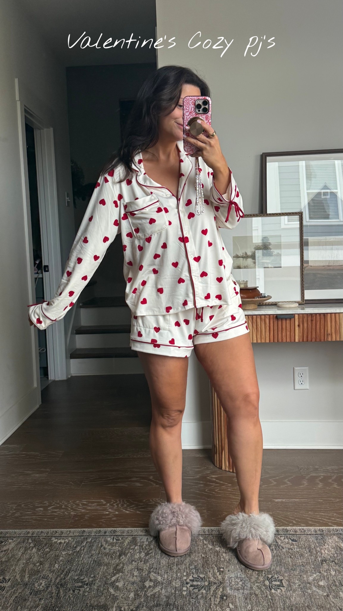 Size large and plenty of room!! Love the cute bows on the sleeves and the material is so so soft!! 

Valentine’s Day heart red white pajamas Jammie sets affordable target February feminine 

#LTKgrwm #LTKHome #LTKootd