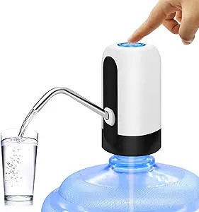 MJIYA Portable Water Bottle Pump, Universal Bottle Electric Water Dispenser with Switch and USB C... | Amazon (US)