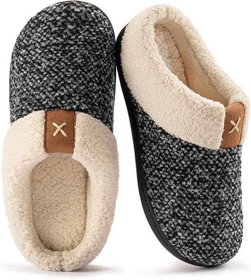 ULTRAIDEAS Women's Indoor Bedroom Slipper with Memory Foam, Gift for Women, Wool-Like House Shoe ... | Amazon (US)