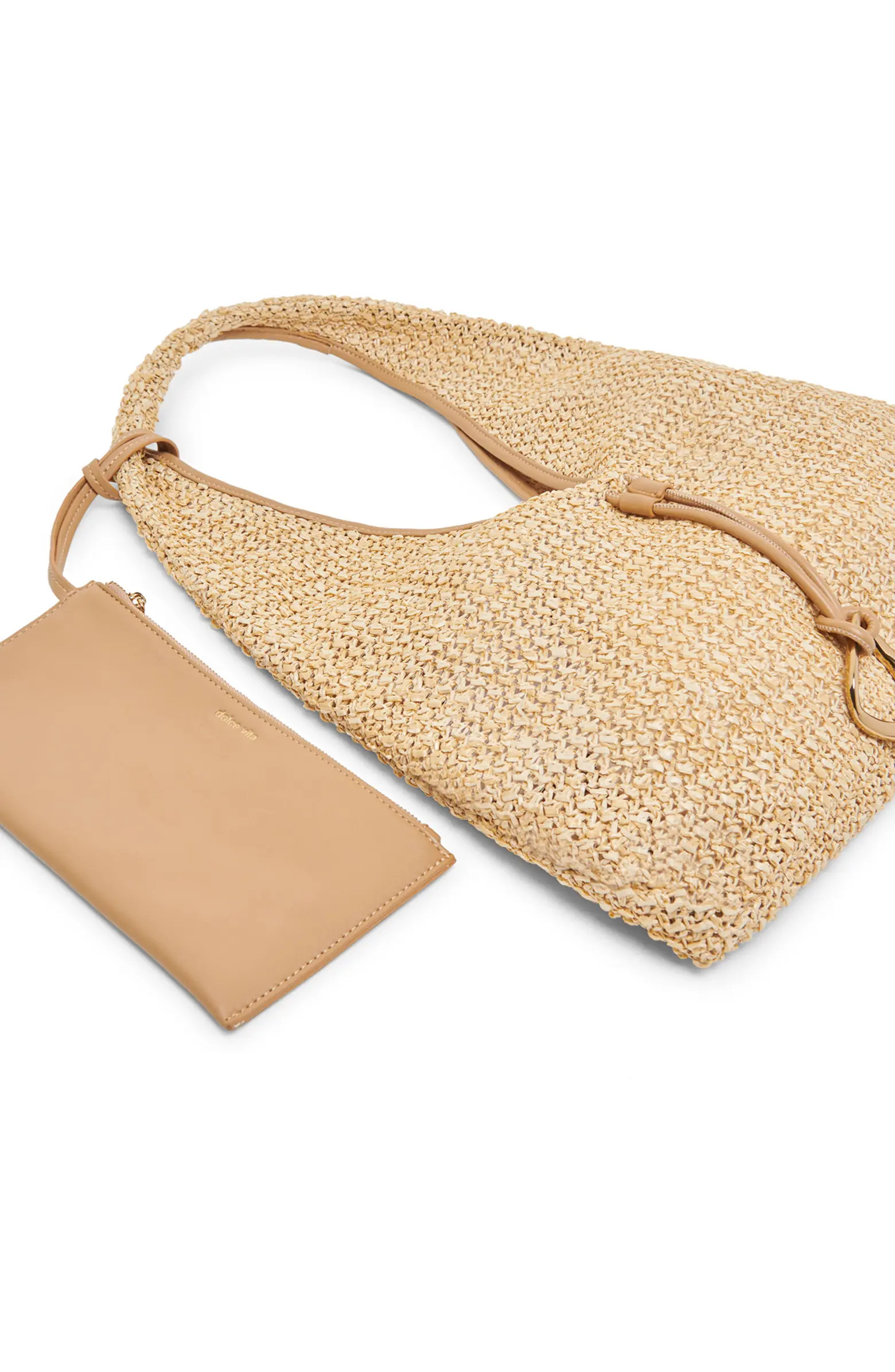 Missie Raffia Shoulder Bag | Nordstrom