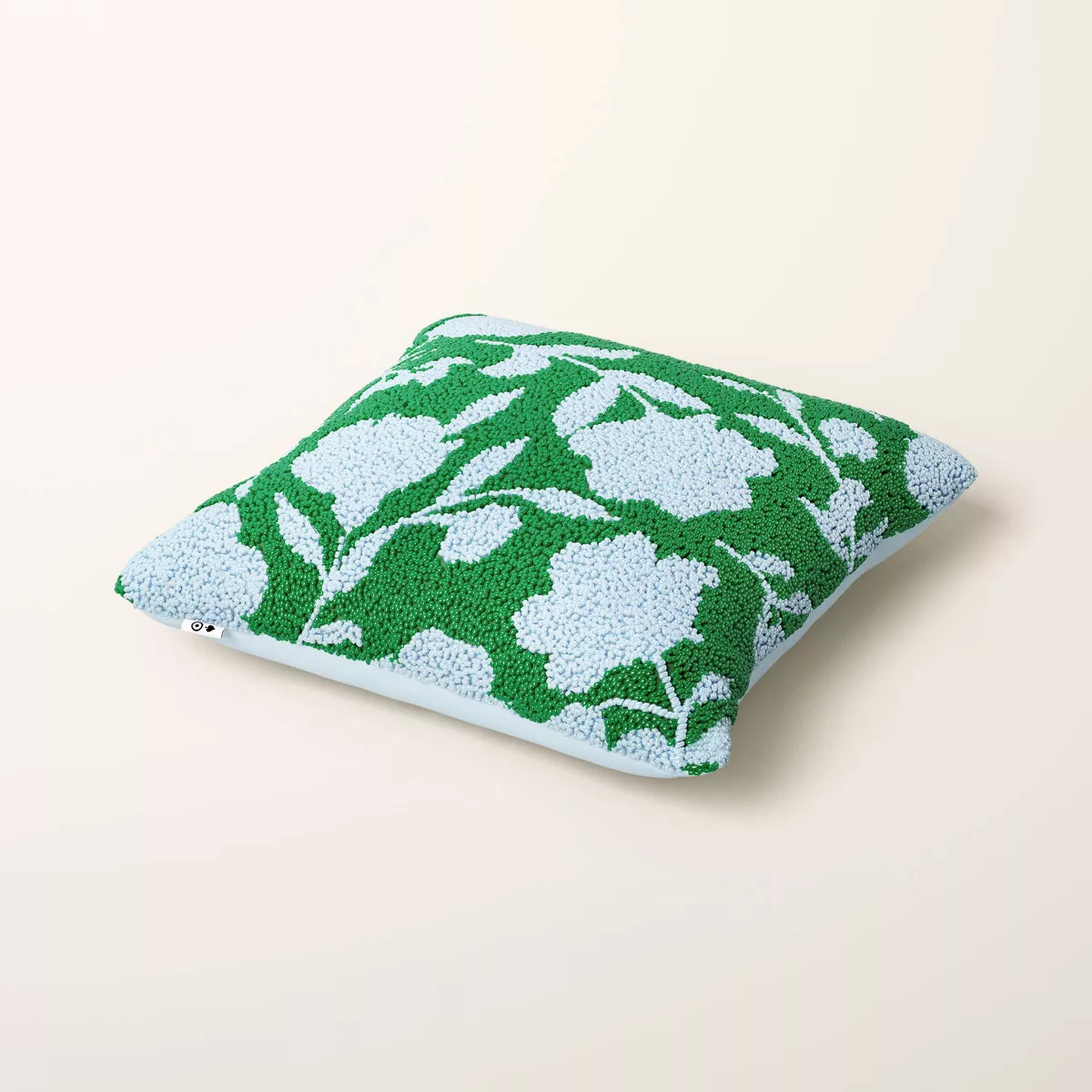 12"x12" Beaded Classic Rose Square Throw Pillow Green/Blue - kate spade new york x Target | Target