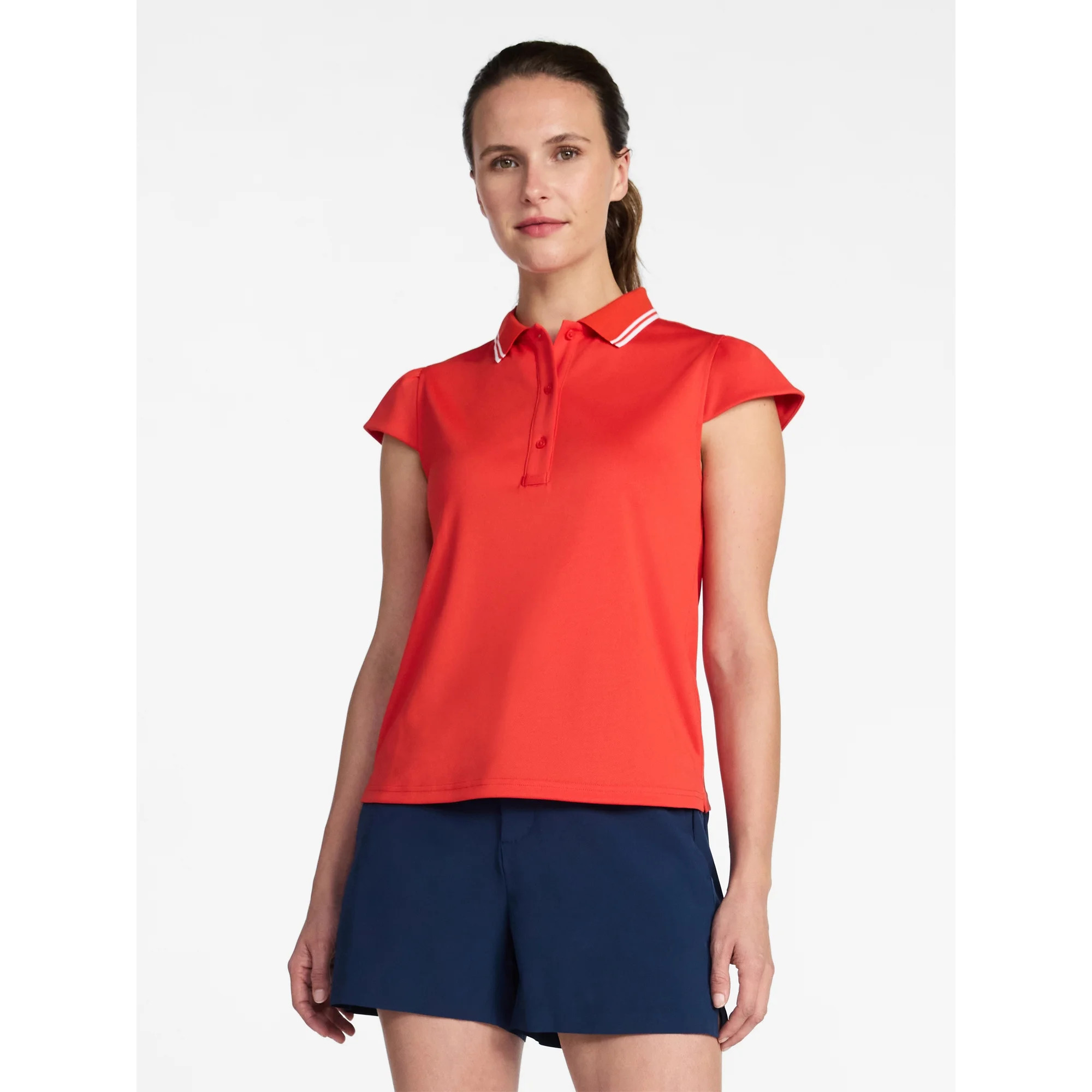 Avia Women's Golf Short Sleeve Polo, Sizes XS-XXXL | Walmart (US)