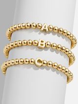 Everyday Initial Pisa Bracelet - Gold | BaubleBar (US)