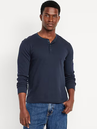Waffle Henley T-Shirt | Old Navy (US)
