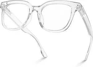 miyya Blue Light Glasses for Women & Men – Oversized UV & Blue Light Blocker Chunky Frames, All... | Amazon (US)