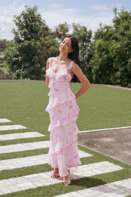 Virginia Maxi Dress - Lilac Floral | Petal & Pup (US)