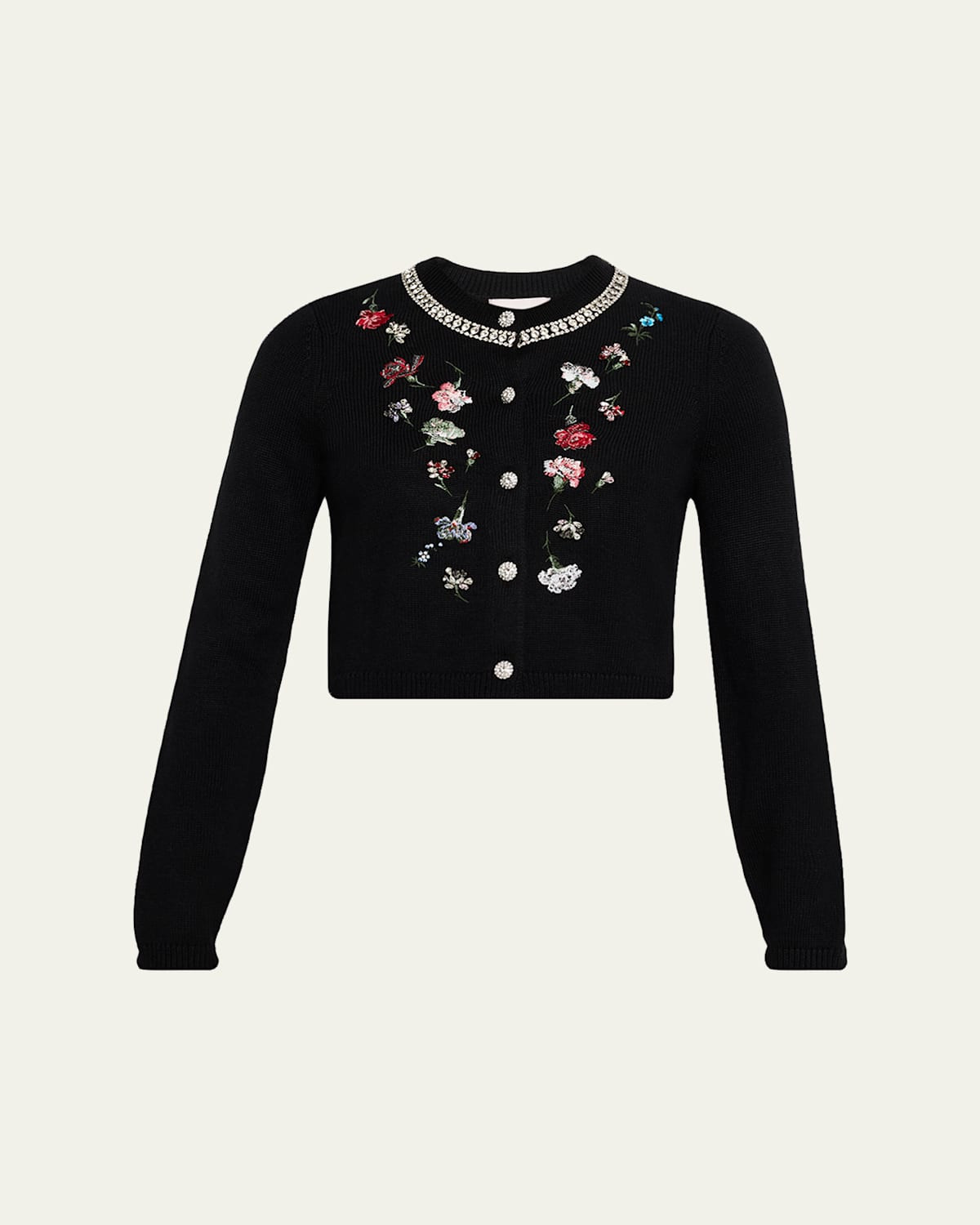 Isolde Tumbling Carnation Cardigan | Bergdorf Goodman