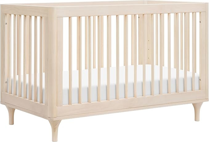 Babyletto Lolly 3-in-1 Convertible Crib with Toddler Bed Conversion Kit in Washed Natural, Greeng... | Amazon (US)