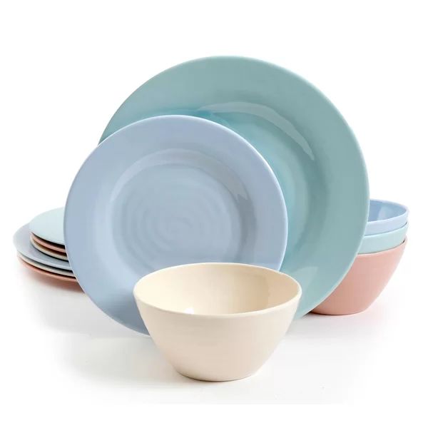 Winston Porter Roosa Melamine Dinnerware - Set of 12 | Wayfair North America