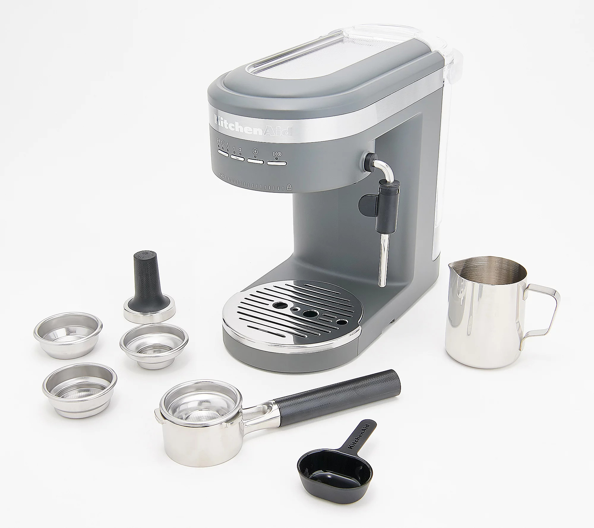 KitchenAid Semi Automatic Espresso Maker w/ Steam Wand | QVC