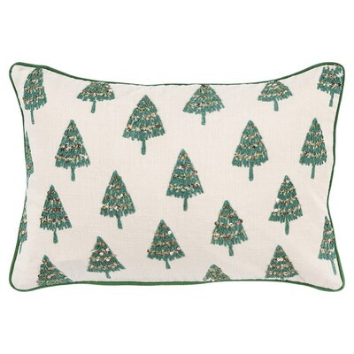 HomeRoots 20-in x 14-in Green Indoor Decorative Pillow | Lowe's