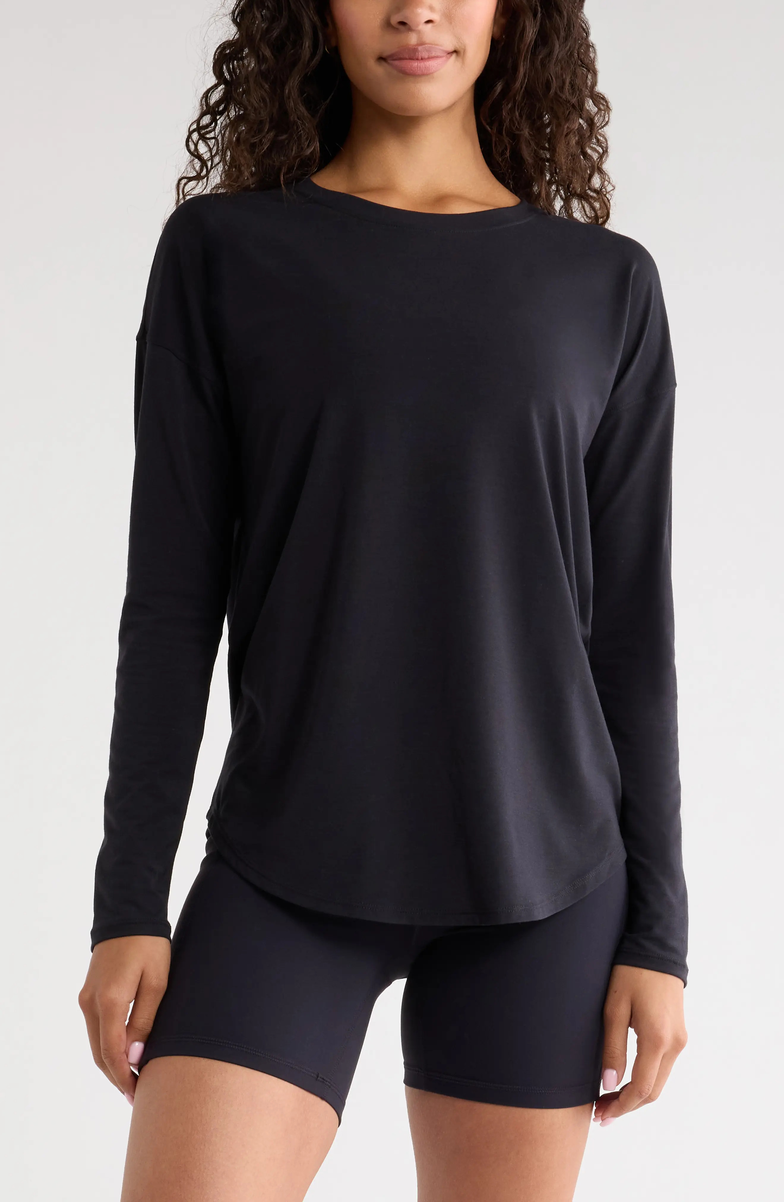 Breathe Long Sleeve Performance T-Shirt (Women) | Nordstrom | Nordstrom