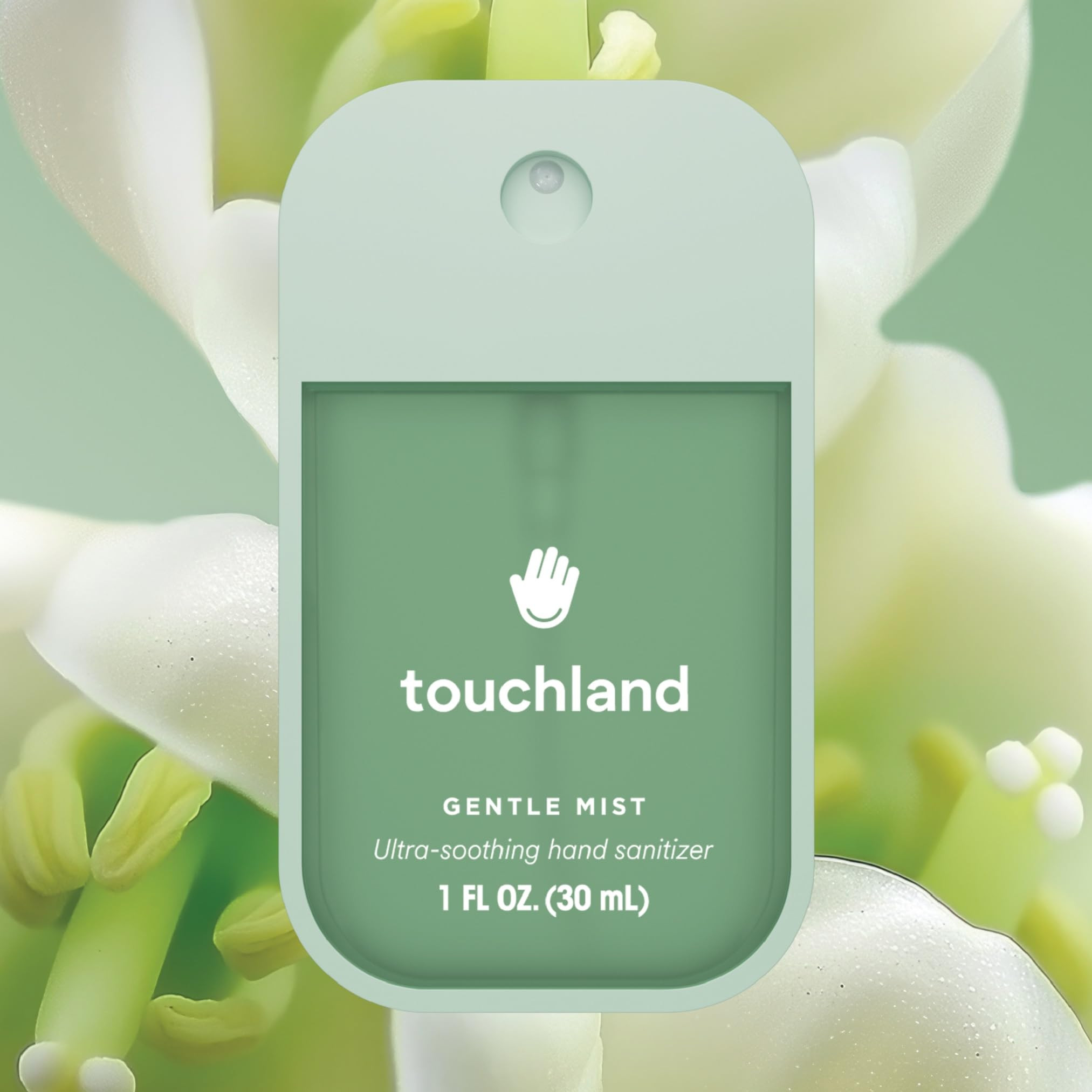 Touchland Gentle Mist Hand Sanitizer Spray – Ultra-Soothing and Hydrating, Lily Of The Valley Scented – 1 FL OZ Travel Size Mist | Amazon (US)