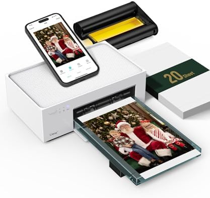 Liene M100 4x6'' Photo Printer, Wi-Fi Picture Printer, 20 Sheets, Full-Color Photo, Instant Phone... | Amazon (US)