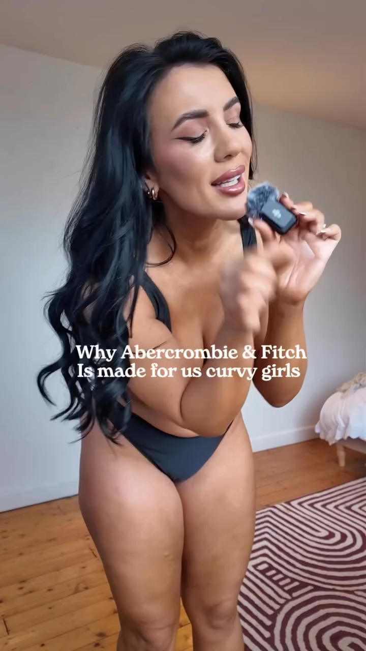 CURVY GIRLS 👀 This one’s for you!!!! and they have a sale one!!! We finally have a brand that actually works for us that we can trust!  COMMENT LINK FOR LINKS AND USE CODE AFXLTK for 15% off on top of the sale too this weekend #abercrombie #curvelove #jeans #bigthighs #widehips