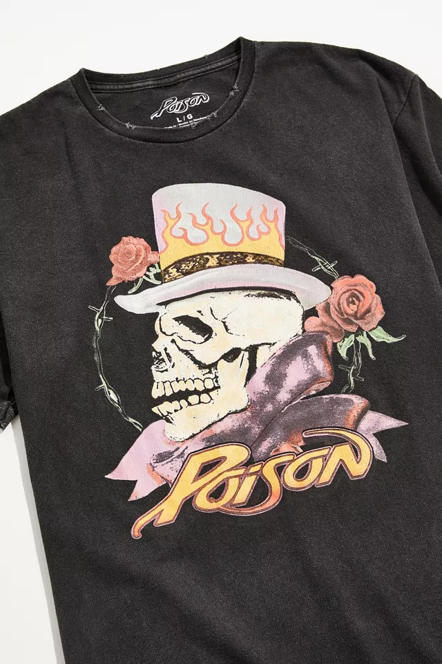 Poison Skull & Roses Tee | Urban Outfitters (US and RoW)
