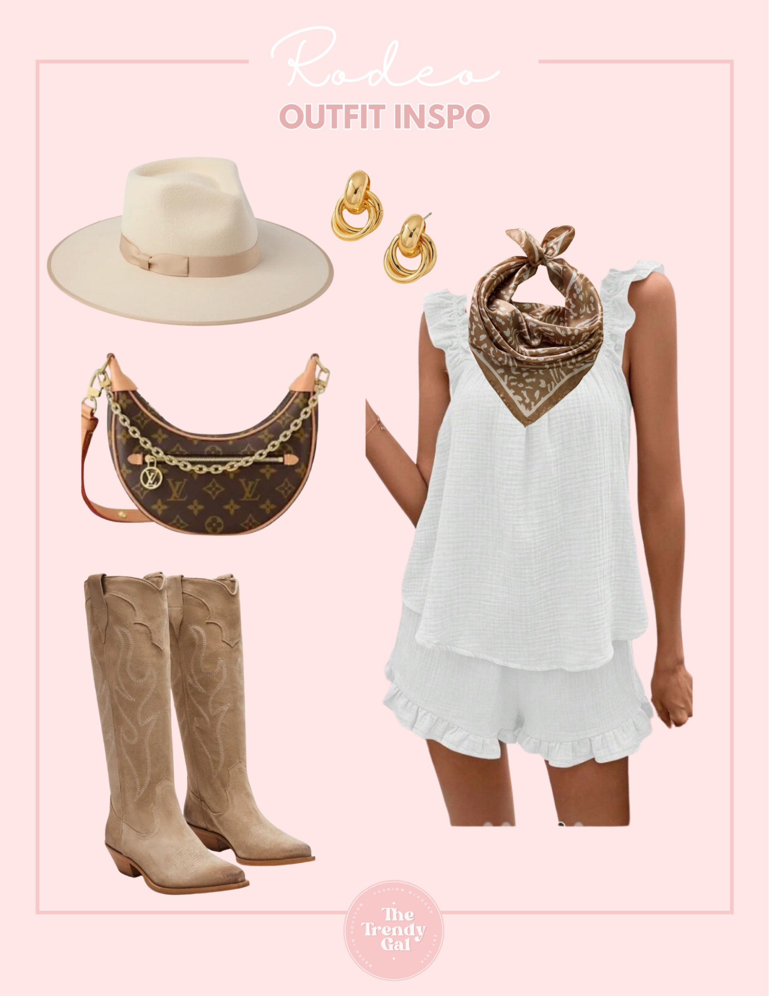 The perfect white set for rodeo season or a country concert! 

#LTKfindsunder50 #LTKstyletip #LTKshoecrush