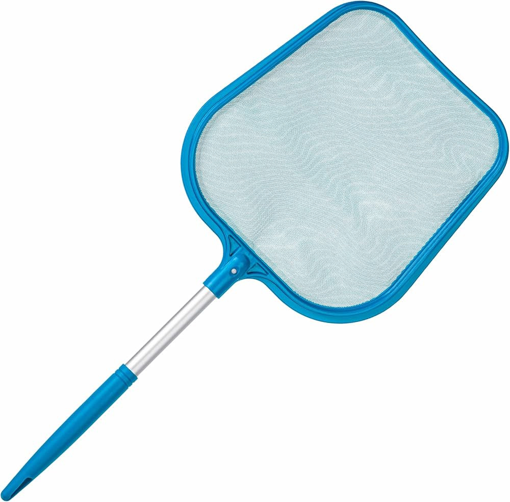 U.S. Pool Supply Professional Spa, Hot Tub, Pool Hand Leaf Skimmer Net with 12" Aluminum Pole - D... | Amazon (US)