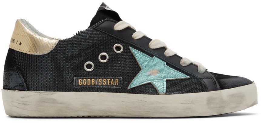 Golden Goose - Black Super-Star Low-Top Sneakers | SSENSE