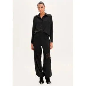 Calça Jogging Cintura Alta Preto PP | OffPremium (BR)