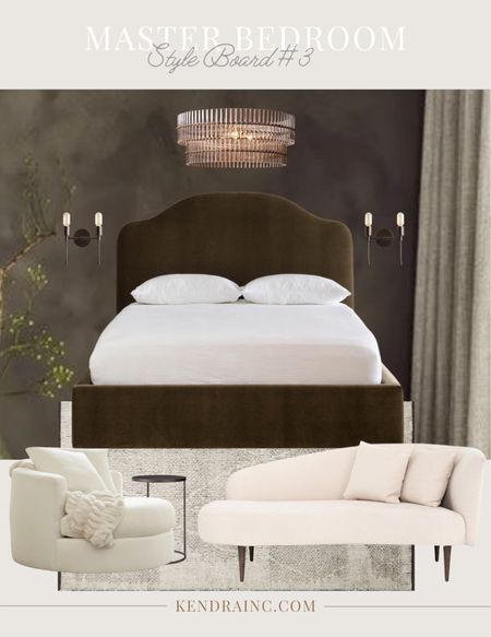 Sultry Design Concept for a rich & beautiful master bedroom | Velvet Bed | Amber Lewis Interiors | Pottery Barn Decor | Arhaus Lighting | Pottery Barn Lighting | Chandeliers | Faux Finishes 


#LTKhome #LTKstyletip