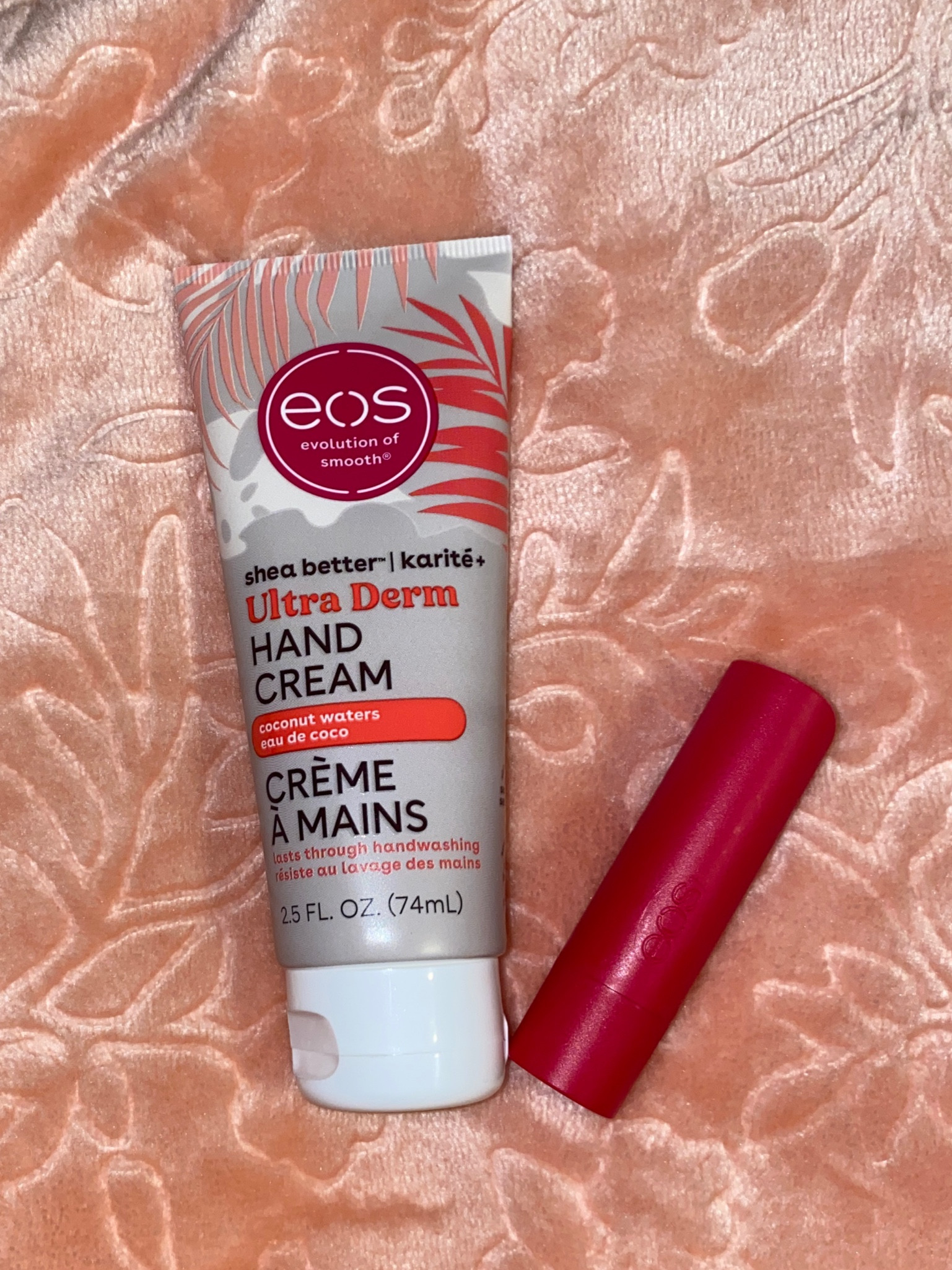 EOS Coconut Waters Hand Cream &
EOS 100% Natural Lip Balm 

#LTKBeauty #LTKTravel #LTKFindsUnder50