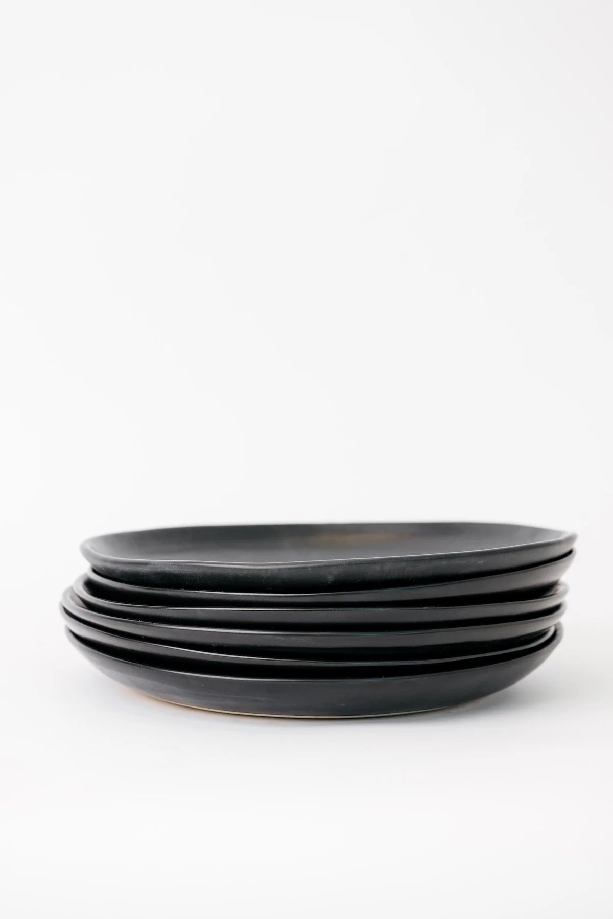 Dusk Dinner Plate - Matte Black - Set of 6 | THELIFESTYLEDCO