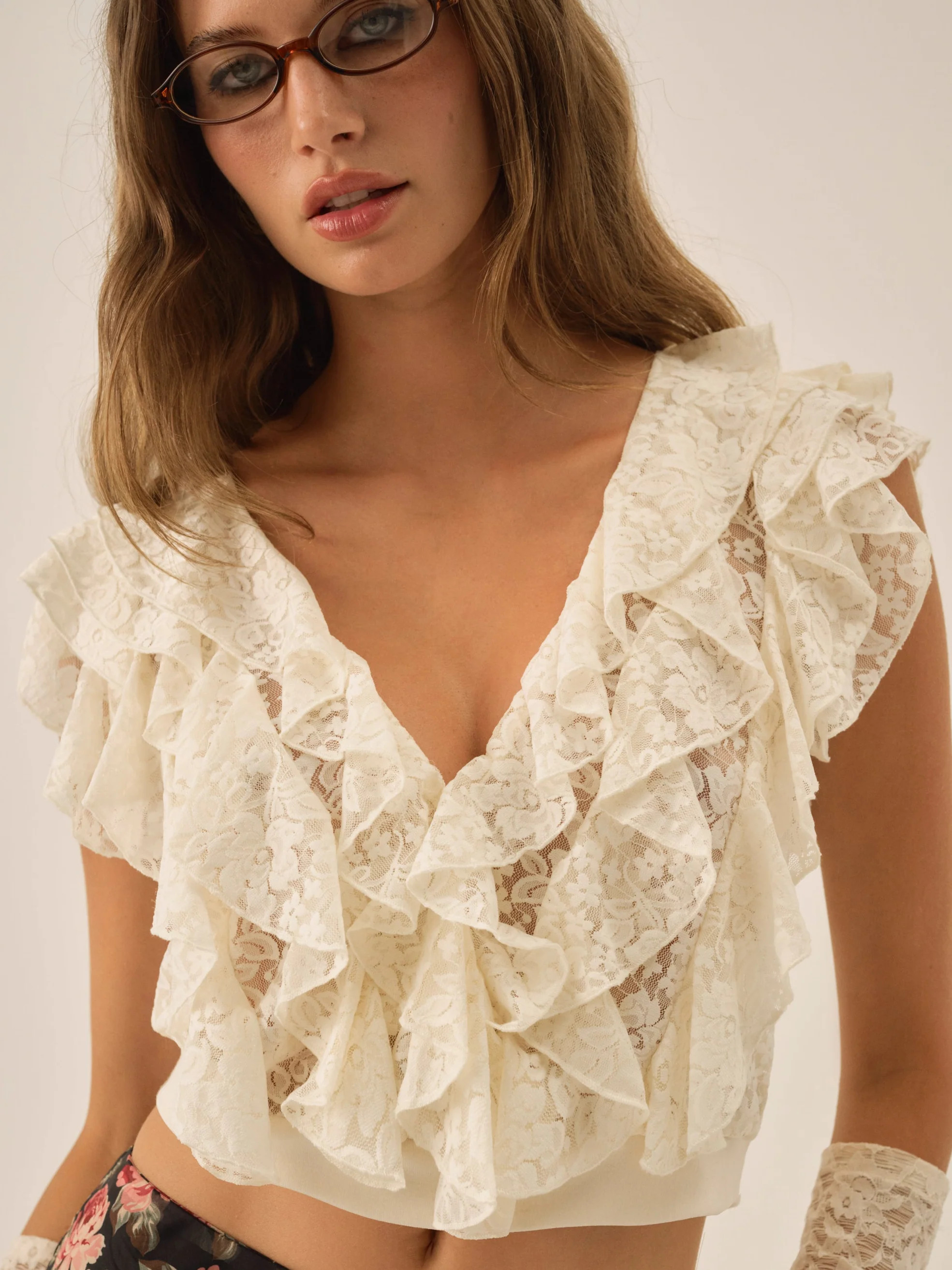 Lucianna Lace Top | For Love & Lemons