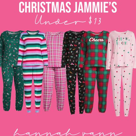 Christmas Jammie’s under $13! 
I personally have the stripped ones and they are so cozy! 

#LTKHoliday