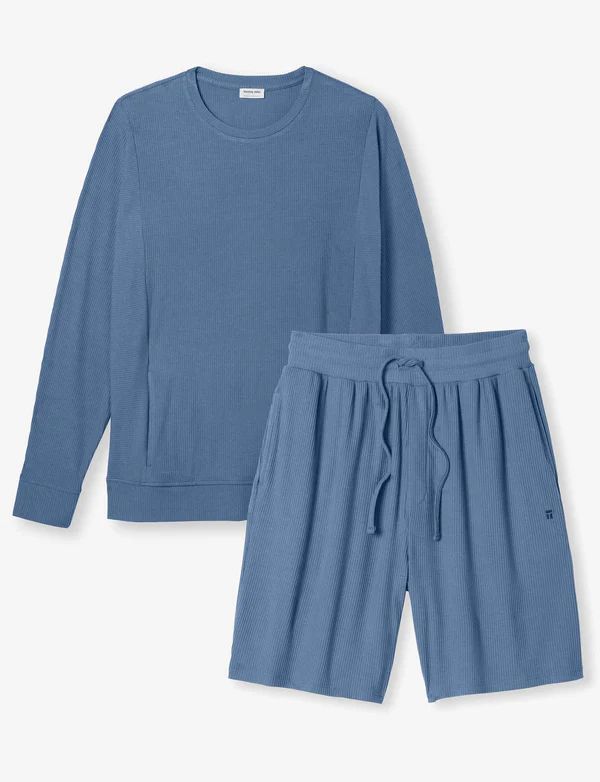 Zen Ribbed Sweatshirt & Short Set | Tommy John