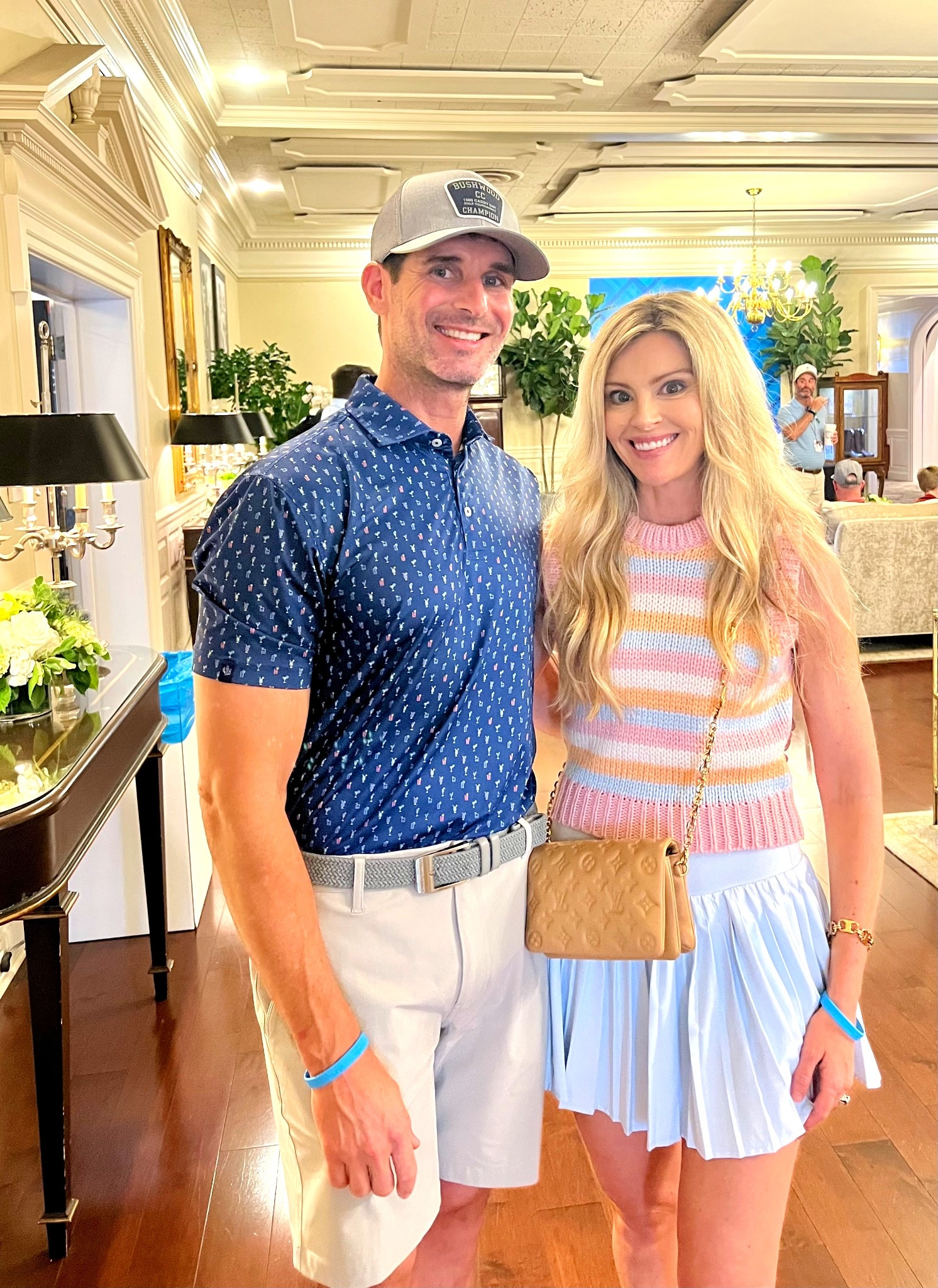⛳️🩵🌸 Golf Tournament fun.
Happy Father’s Day to the best daddy our boys could have!! 💙🩵😍
So grateful for such a hands on dad that helps coach their baseball teams ⚾️ plays games with them, helps with homework and really is all about his family ❤️
Thanks for providing and taking such great care of all of us! Cheers to you and all of the wonderful dads out there! 🥇 
.
.
.
.
#fathersday #boydad #happyfathersday #handsomehusband #golfootd #golfoutfit #golfoutfits #golffit #pleatedskirt #sweatervest #preppystyle #preppyoutfit #preppylook #preppy #preppylooks #golfday #husbandandwife #boydaddy #bestdaddy #bestdad #preppystyles #golfoutfitideas #golfstyle

#LTKItBag #LTKOver40 #LTKSummerEdit