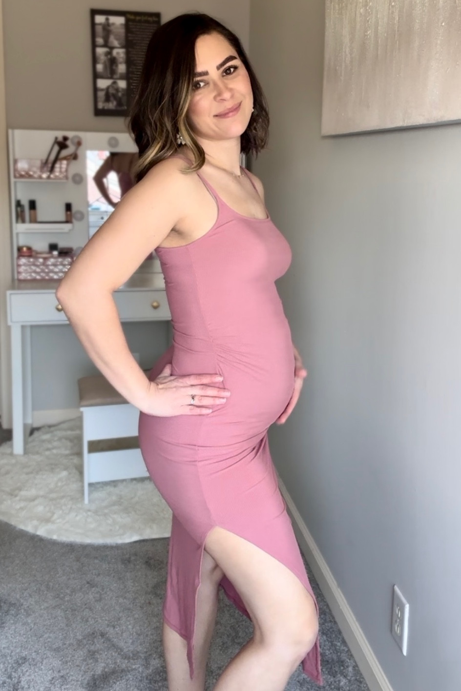 This dress is so cute dressed up or dressed down, cute with a bump or without! So versatile & comfy! 💖

#LTKfindsunder50 #LTKbump